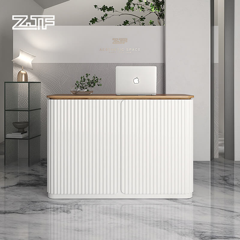 Unique Reception Desk Setup for Boutique Businesses